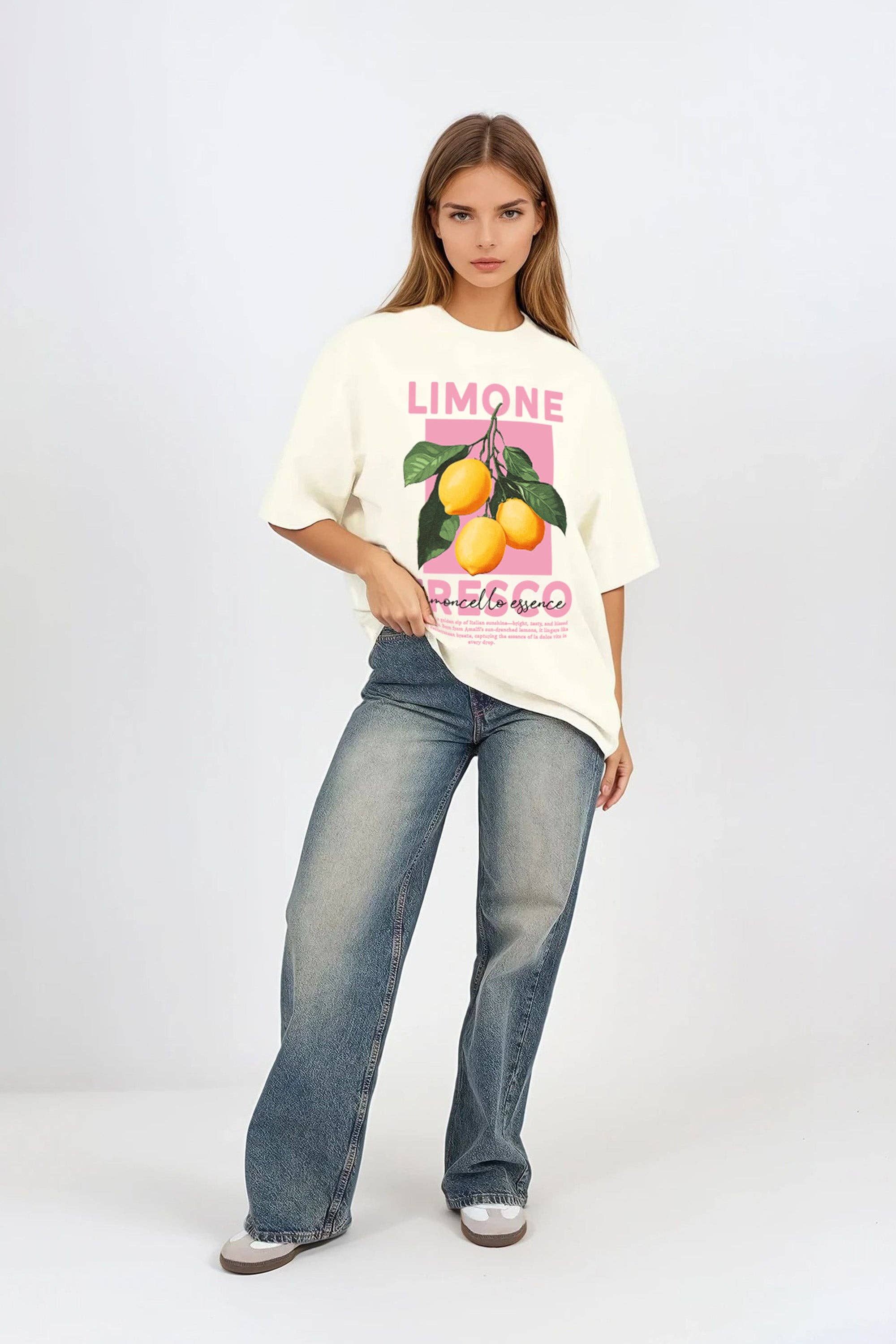 Oversized T-Shirt, Limone Fresco