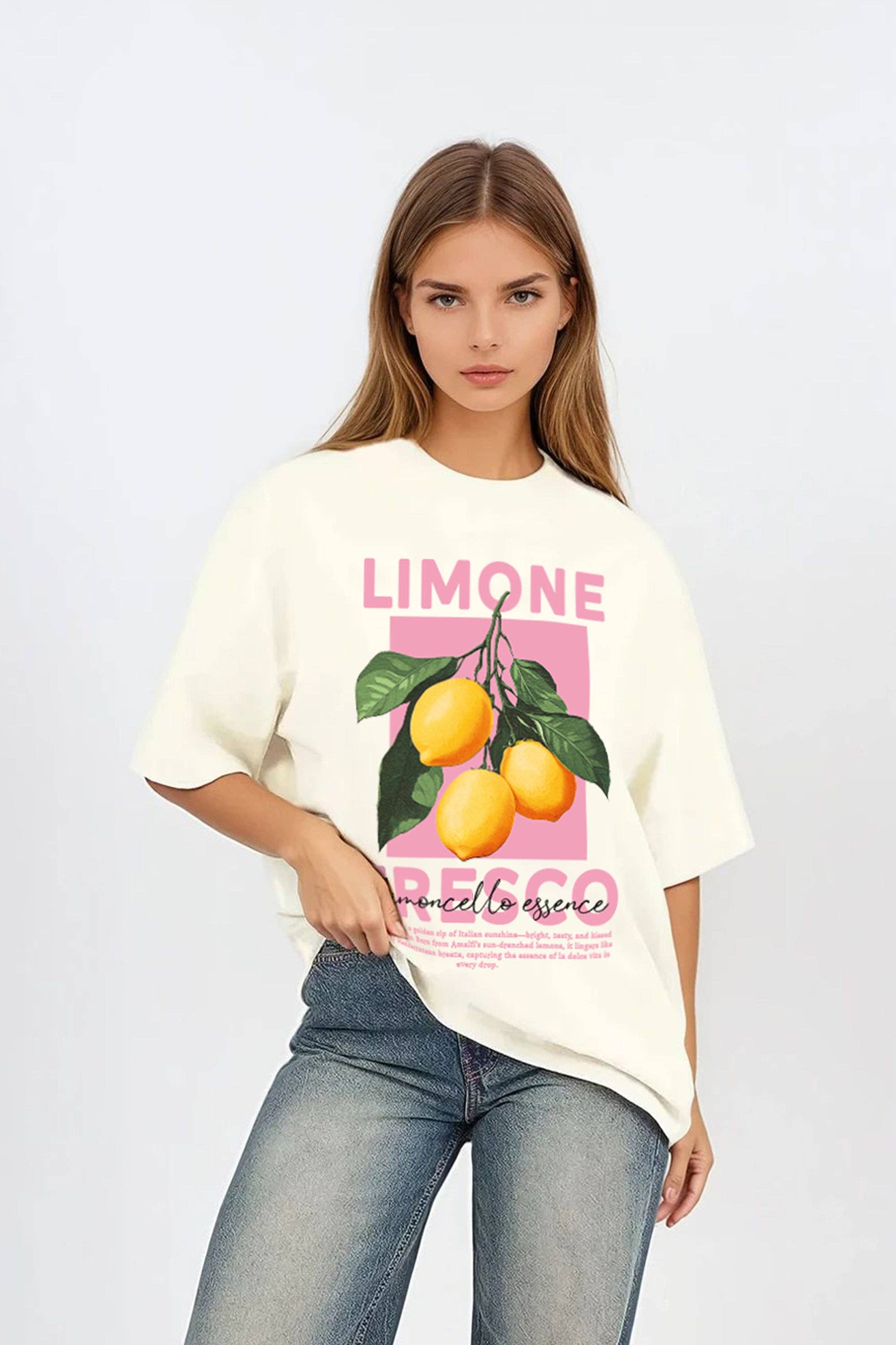 Oversized T-Shirt, Limone Fresco