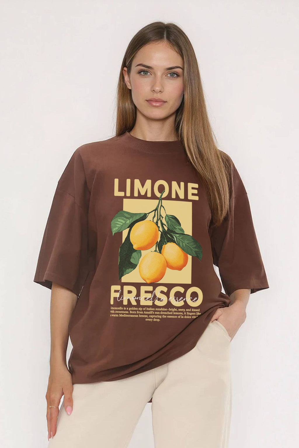 Oversized T-Shirt, Limone Fresco