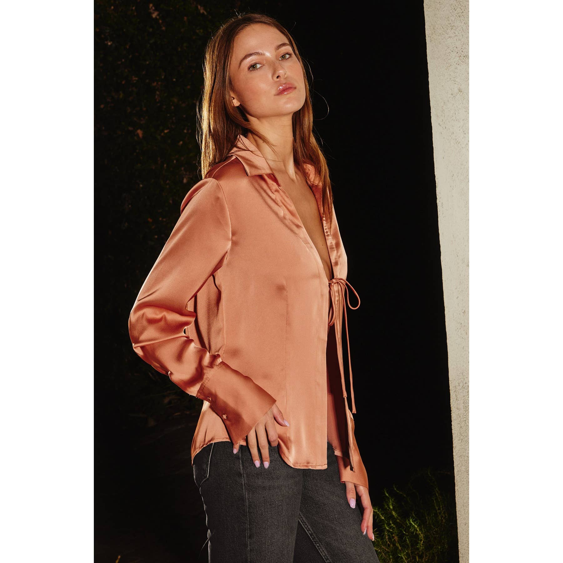 Life Of A Party Bra Top And Blouse Set