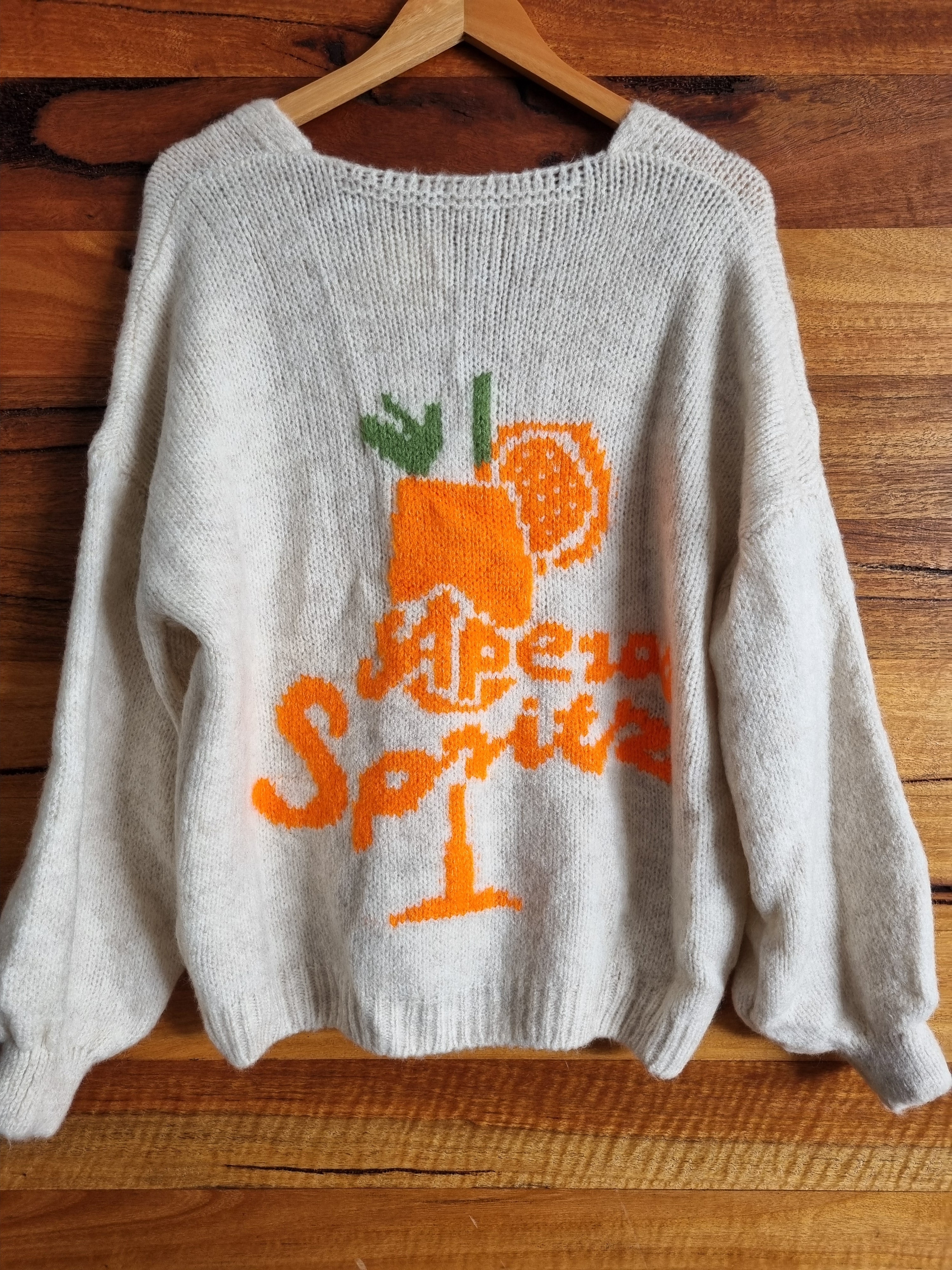 Aperol Wool Cardigan - 0165