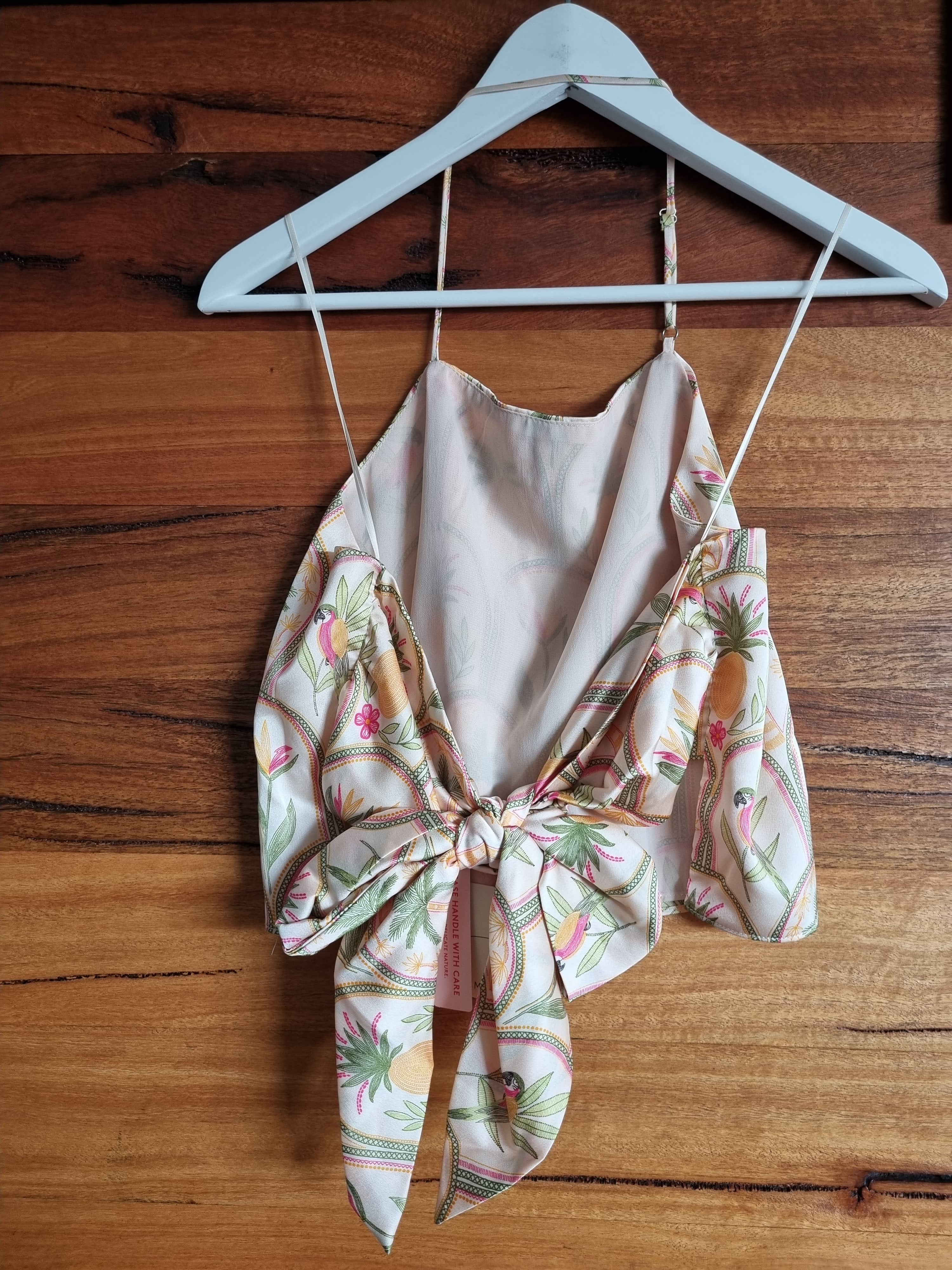 Hear That Tie Back Crop Top