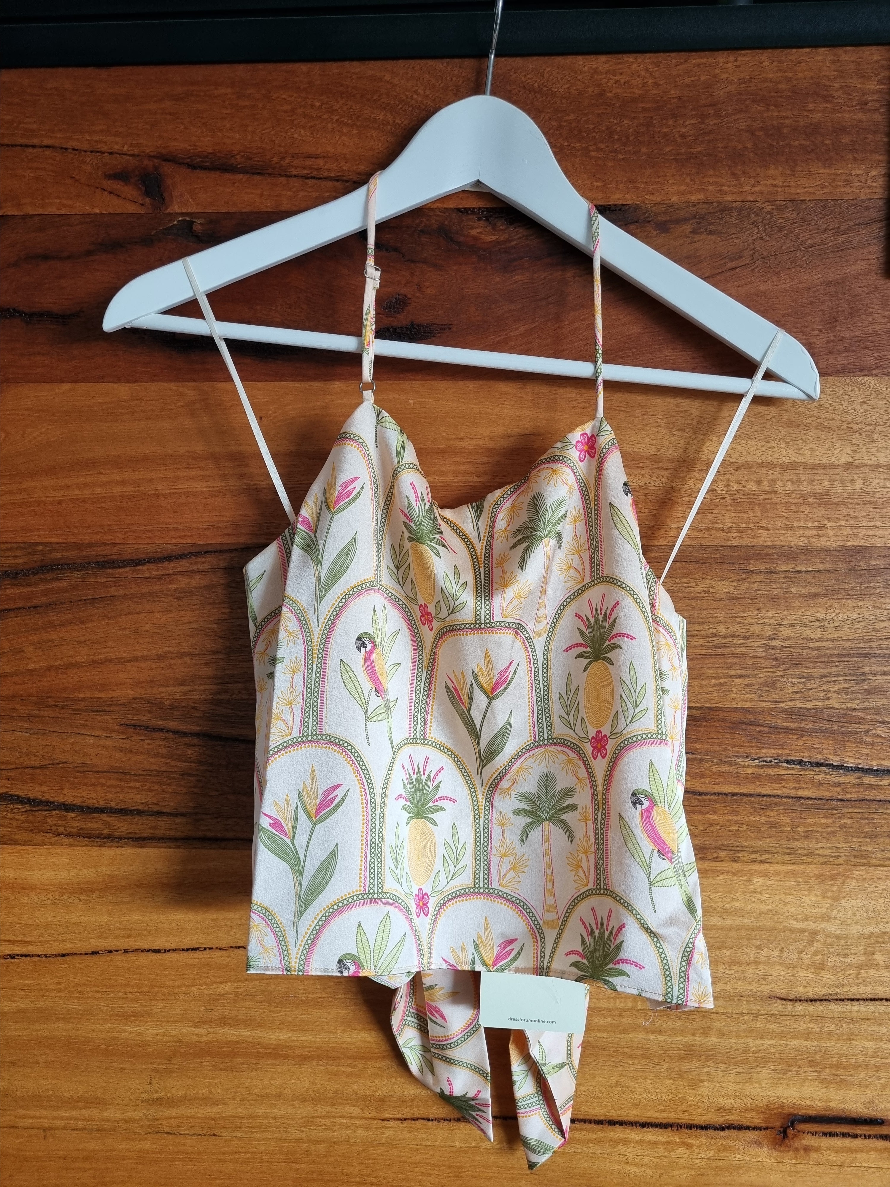 Hear That Tie Back Crop Top